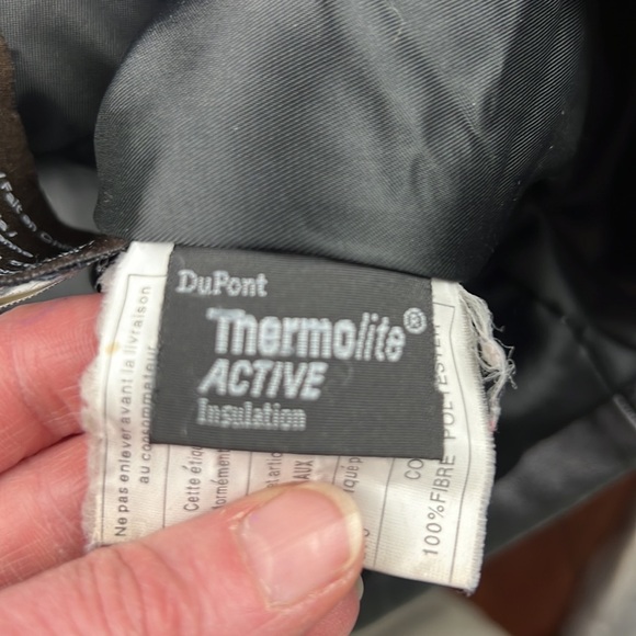 Danier Black Leather Button Up Coat - Picture 8 of 12